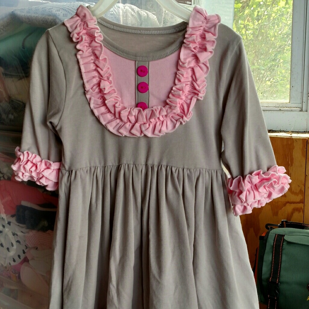 Boutique ruffle dress!