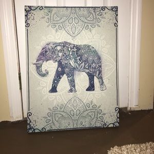 Art boho elephant