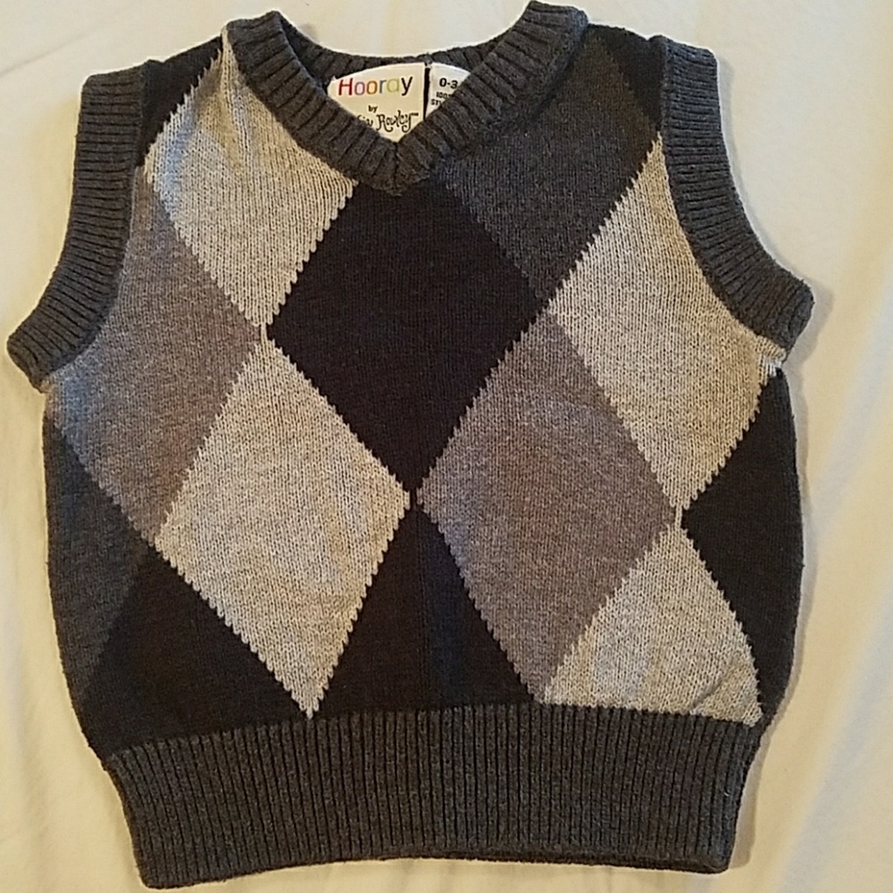 Argyle Vest 0-3 Months