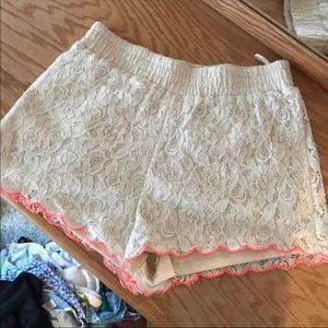 Lace shorts