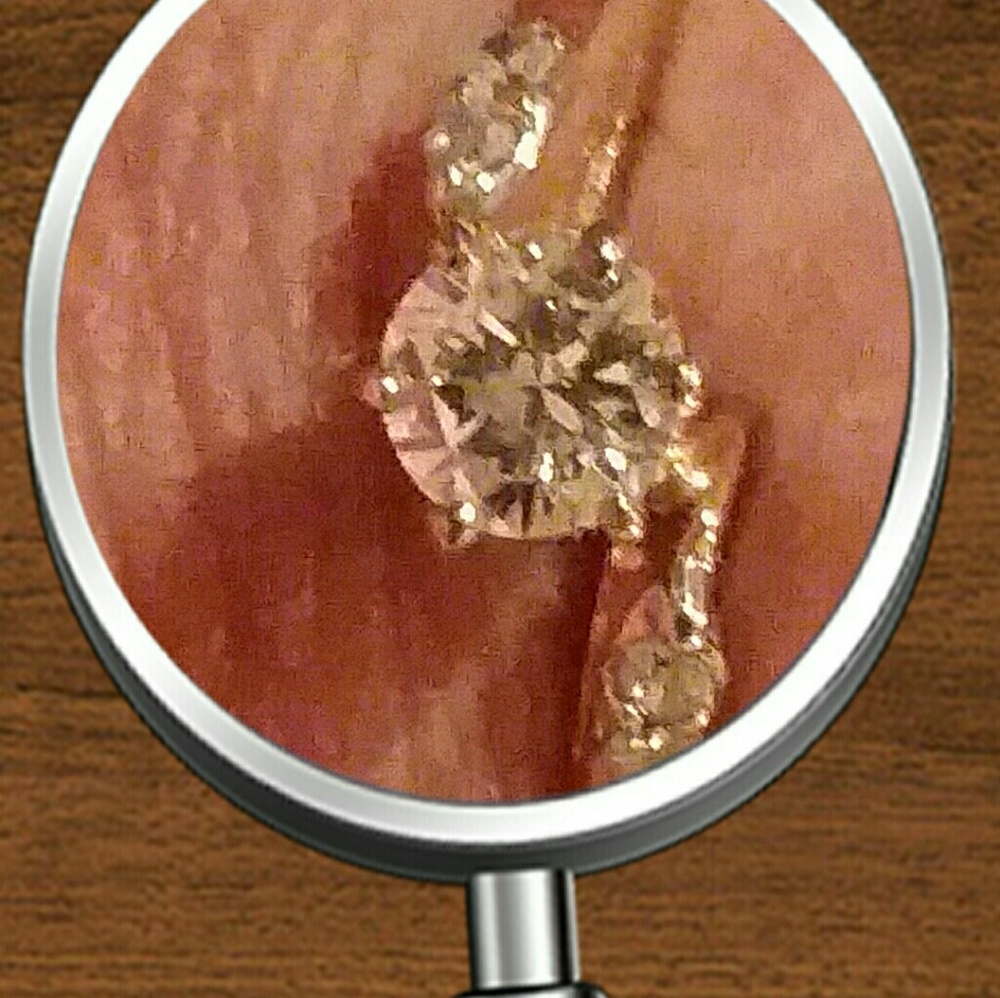 Vintage 14k Y.G.Diamond Engagement Ring!! Real Diamond not fake. Great Deal!!! - Picture 3 of 7