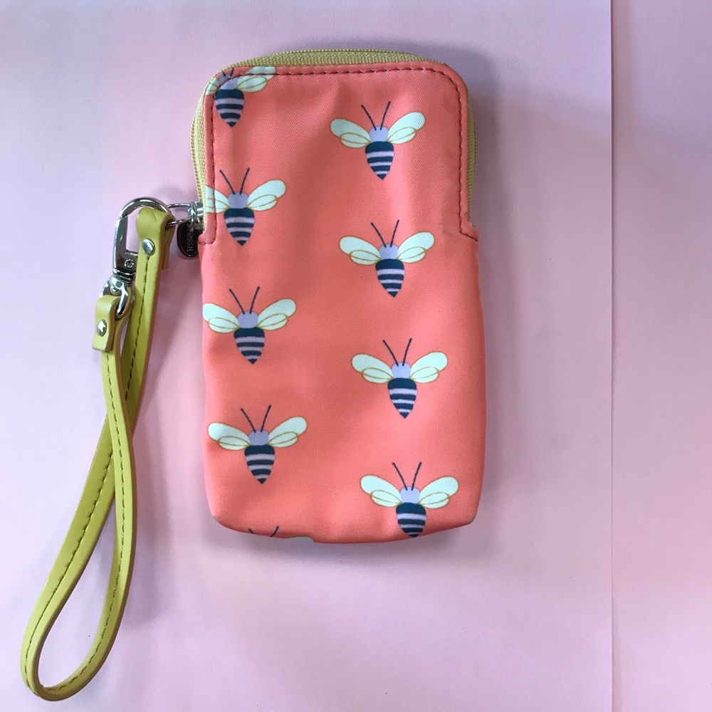 Fossil wristlet with bees