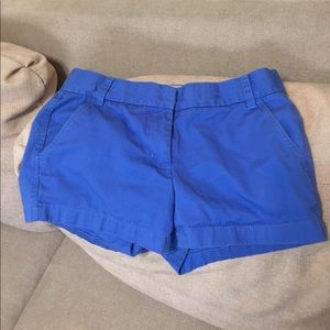 Blue J. Crew chino shorts size 4