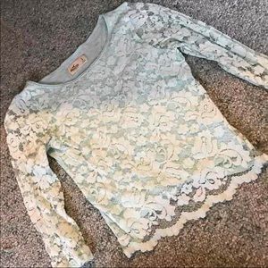 Hollister lace top