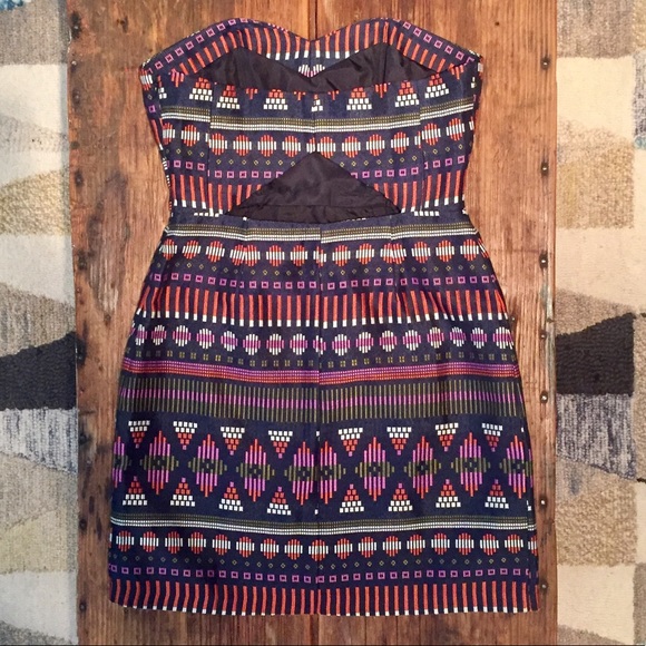 GORGEOUS Anthropologie Hutch strapless woven dress - Picture 4 of 5