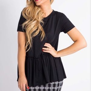 Agnes and Dora Relaxed Ruffle Tee