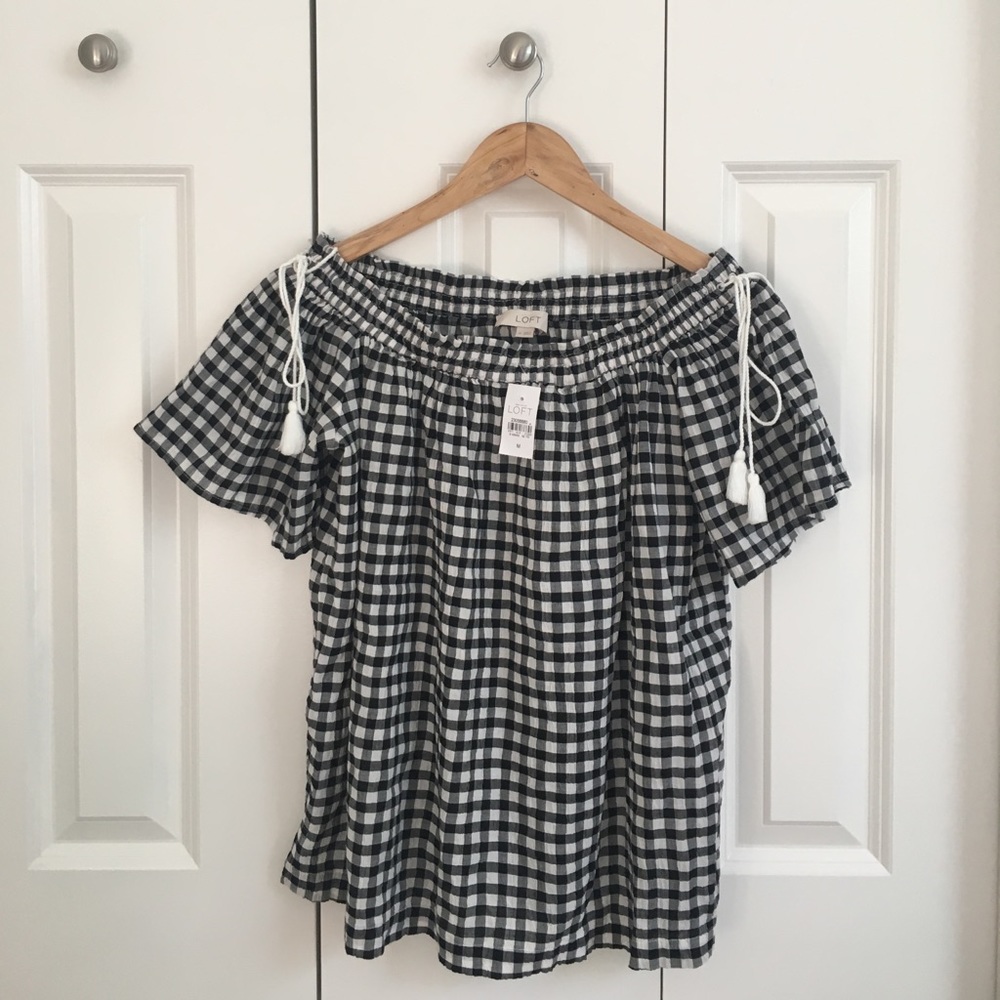 Loft off the shoulder top