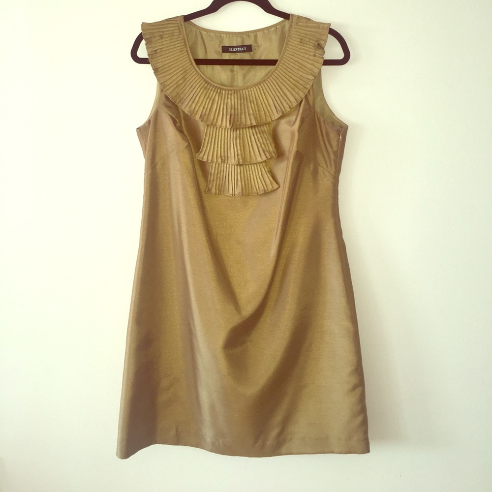 Gold dress