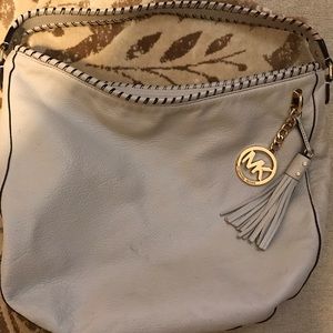 Michael Kors leather shoulder bag.