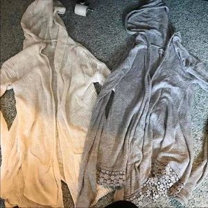 Hollister cardigan set