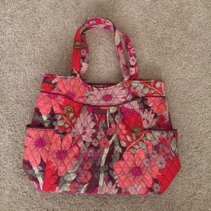 Vera Bradley Pleated Tote Bohemian Blooms