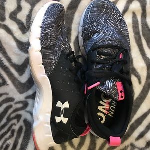Under Armour running shoes.
