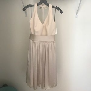 Champagne Vera Wang dress
