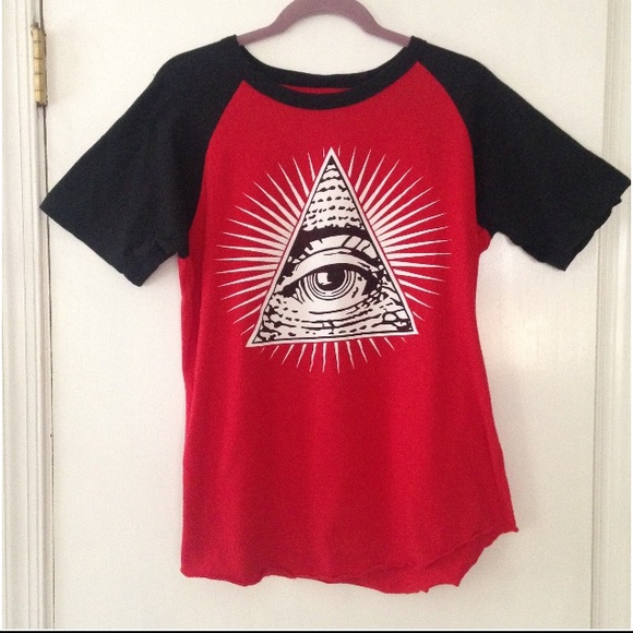 Hard Ten Other - Hard Ten graphic pyramid/illuminati T EUC