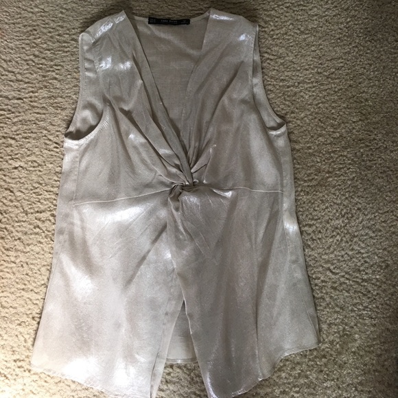 Zara Metallic Top - Picture 4 of 5