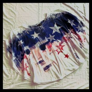 Cal Style USA Butterfly-Sleeve Blouse