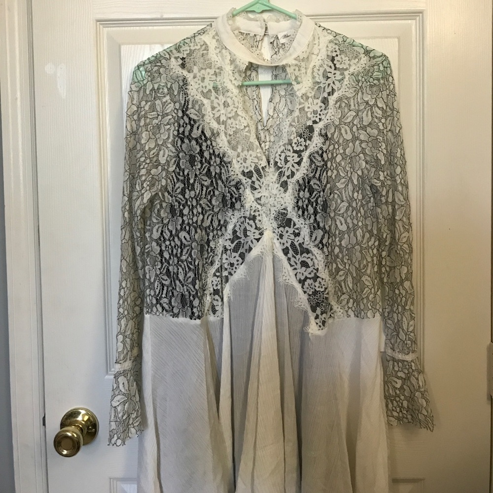WHITE FP LOOK ALIKE TUNIC