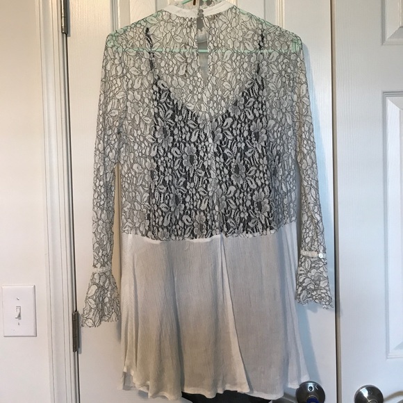 WHITE FP LOOK ALIKE TUNIC - Picture 6 of 6