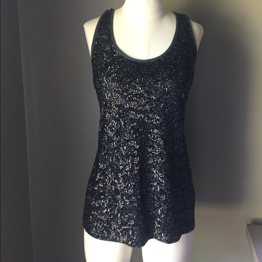 J.crew sleeveless sequin tank
