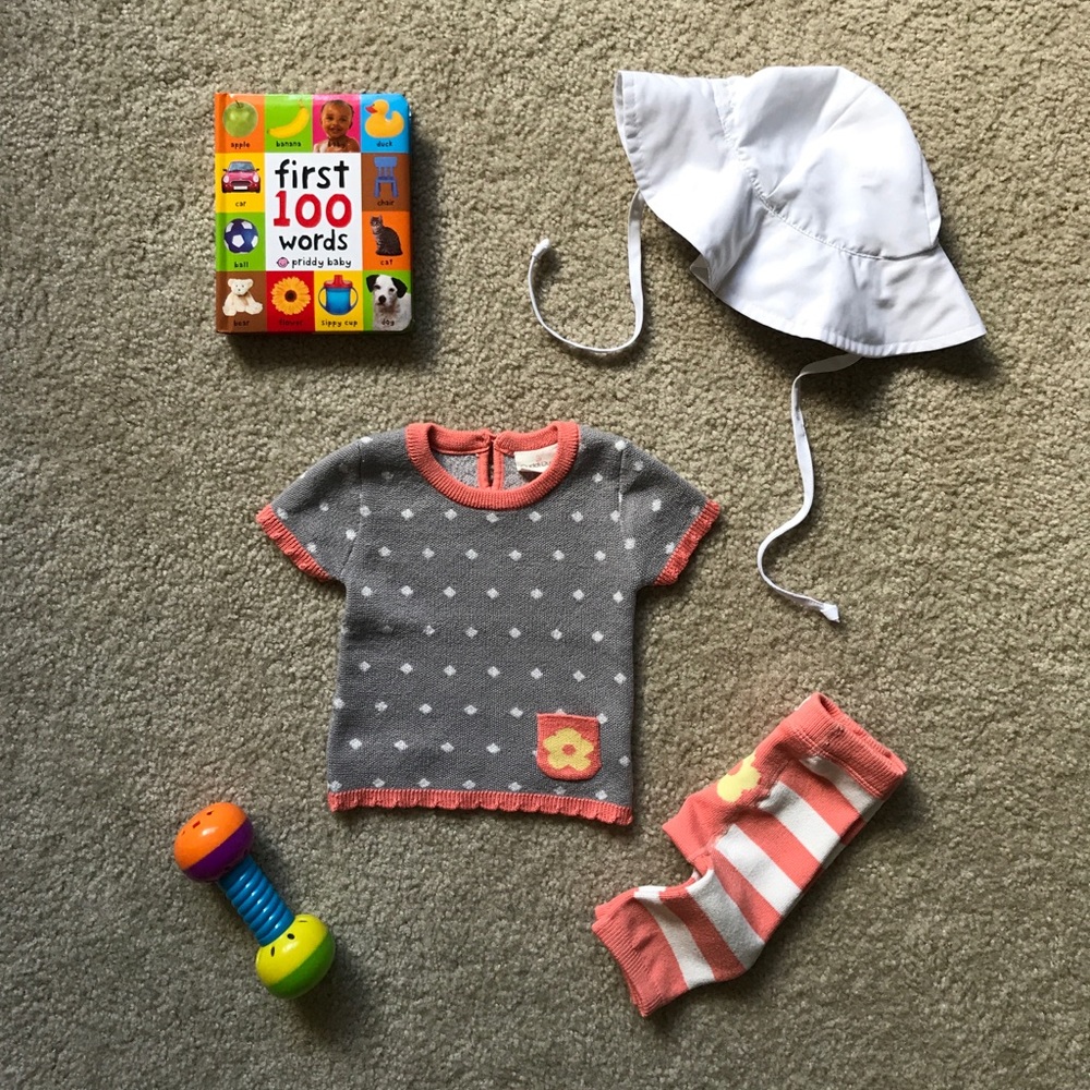 Super Soft & Chic Orange/Grey Outfit