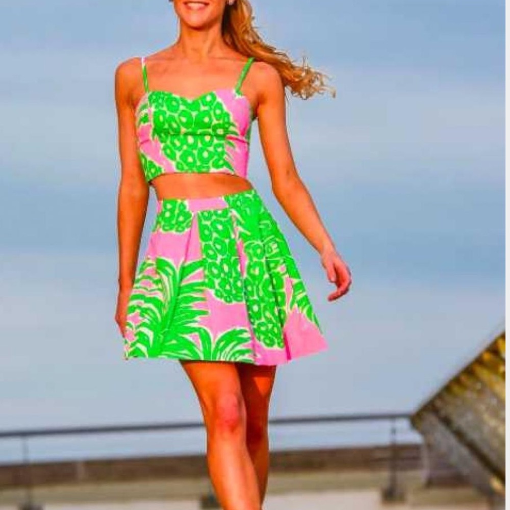 Lilly Pulitzer Parfait crop set NWOT - Picture 4 of 4