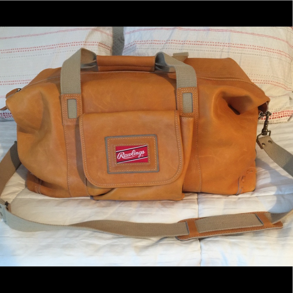 Rawlings Leather Travel Duffle Bag