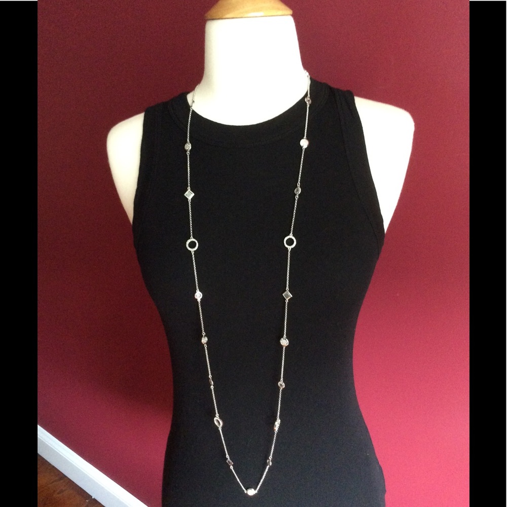 Lia Sophia adjustable necklace with crystals - Picture 2 of 3
