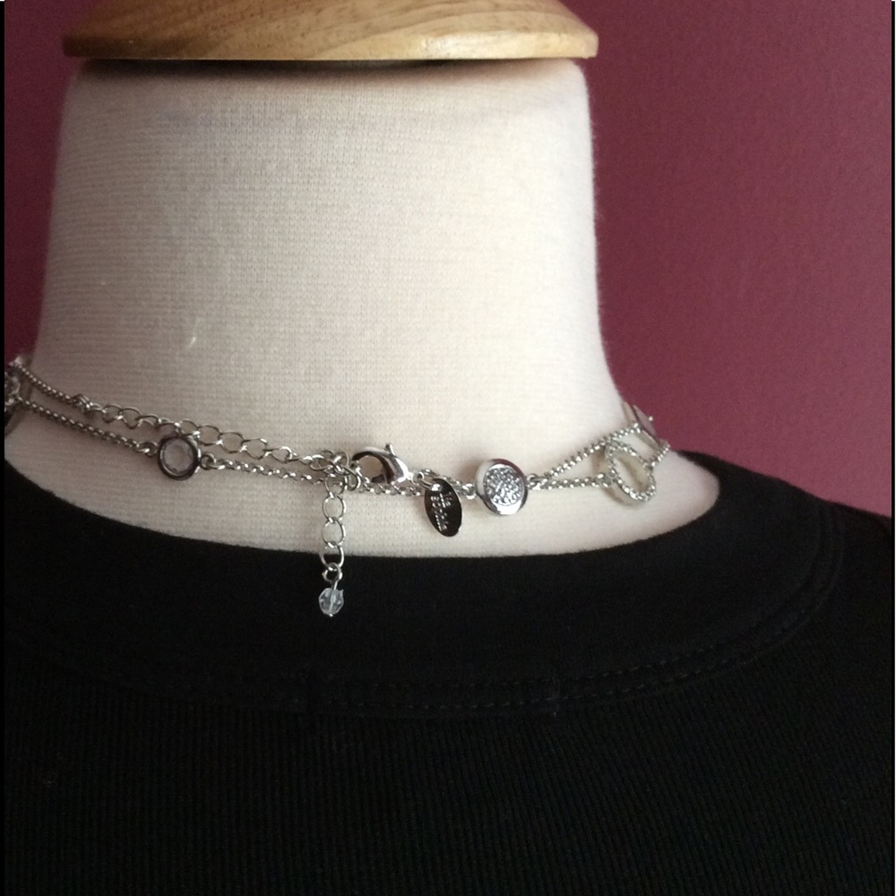 Lia Sophia adjustable necklace with crystals - Picture 3 of 3