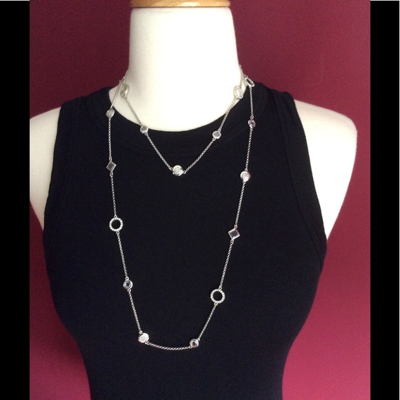 Lia Sophia Jewelry - Lia Sophia adjustable necklace with crystals