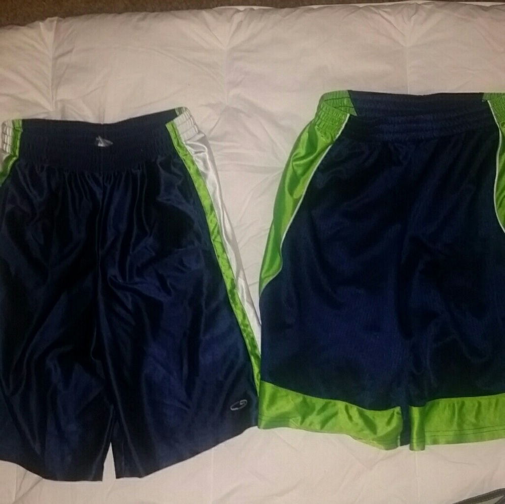 10 pairs of basketball shorts