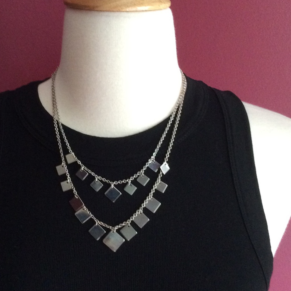 Express necklace in silver