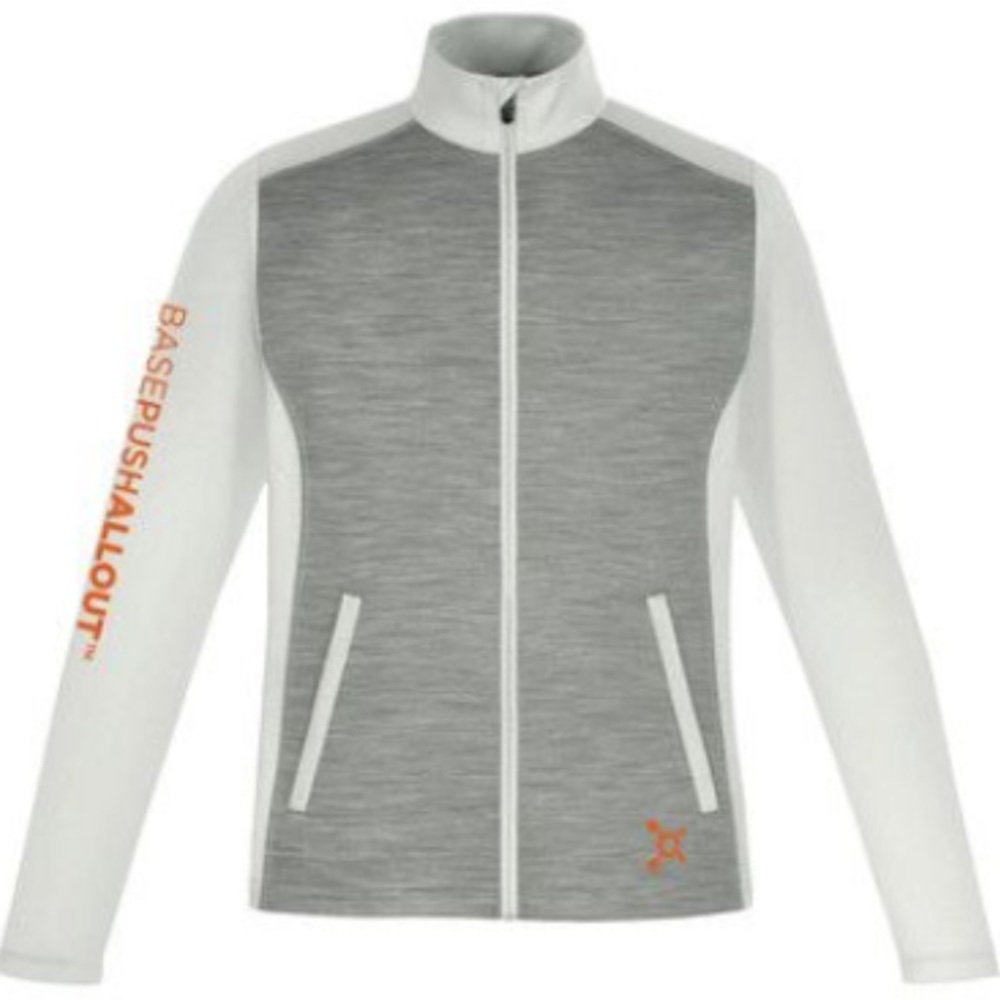ISO WHITE/GREY JACKET | Orangetheory Fitness