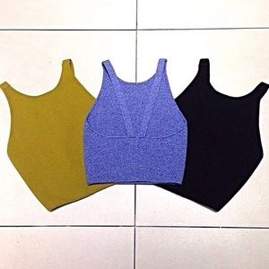 AA Black V Strap Tank