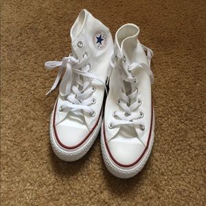 White Hi Converse