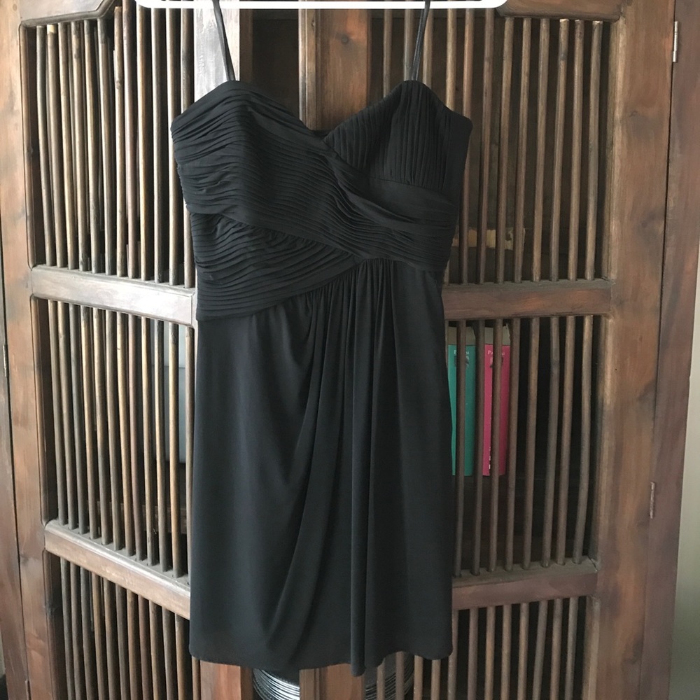 NWT Black BCBG strapless mini dress