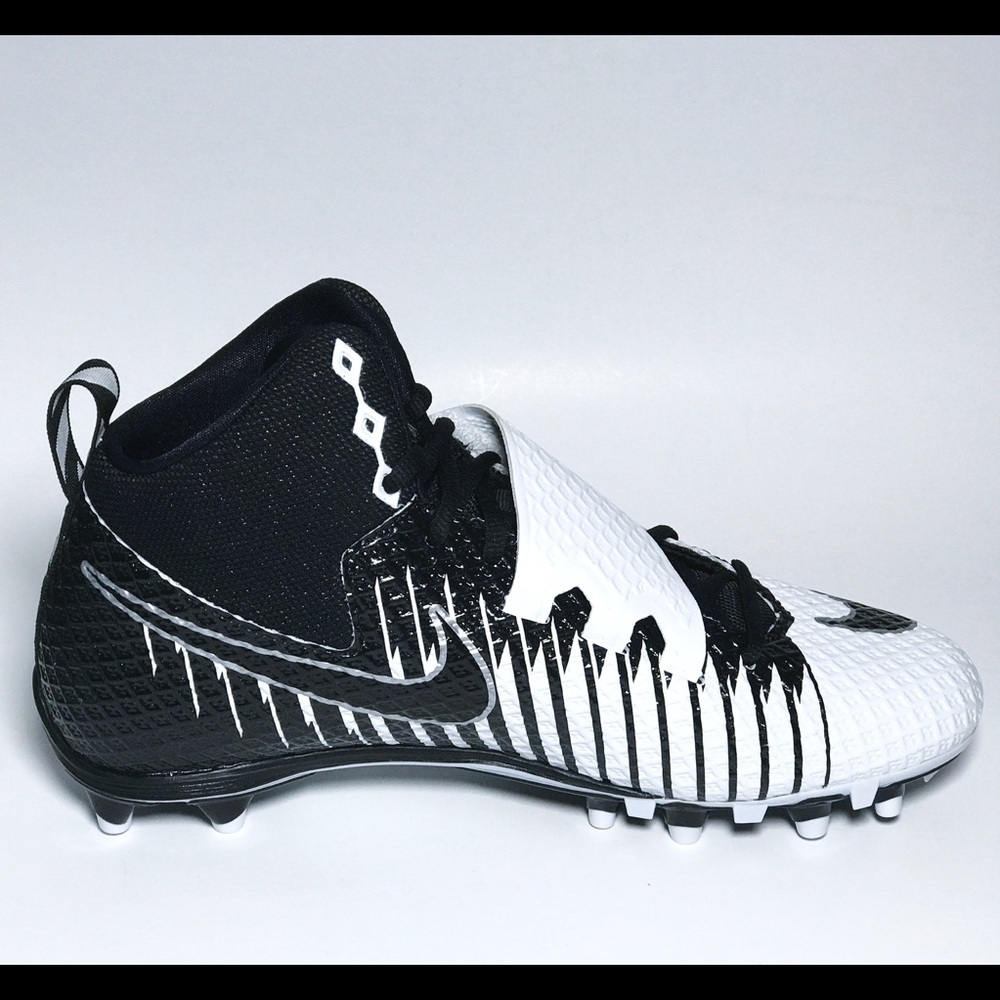 NIKE Lunarbeast Strike Pro TD 3/4 Mid Cleats Sz 10 - Picture 4 of 7