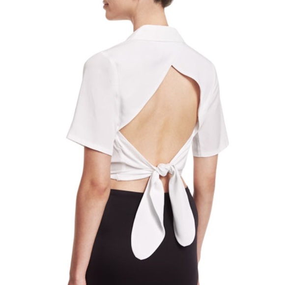 Cropped Open Back Top - Picture 2 of 5