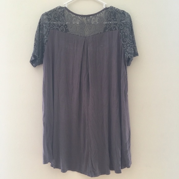 Capsleeve Lace Detail Top - Picture 4 of 5