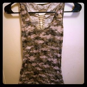 Camo Ladder-Back tank