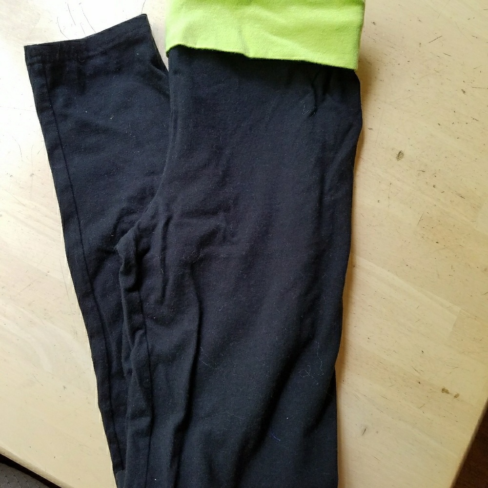 Straight leg yoga pants