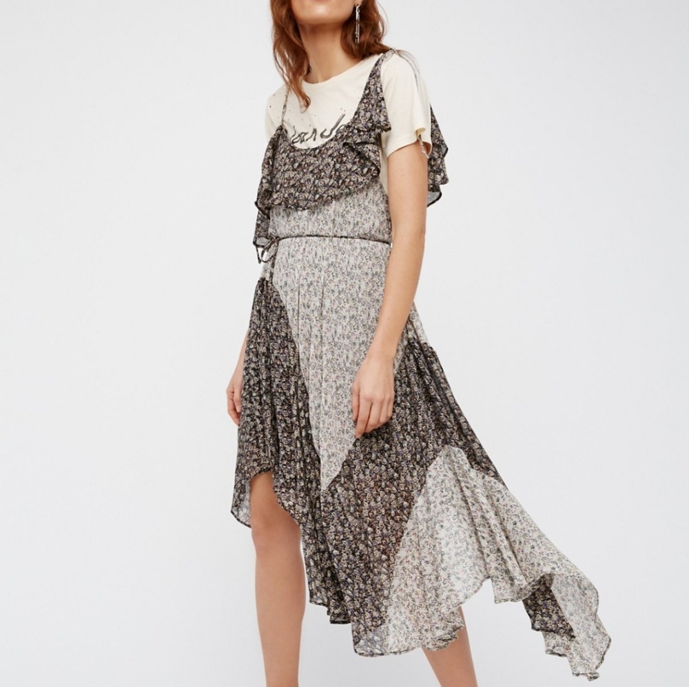 RARE Free People Flower Patch Dress NWOT