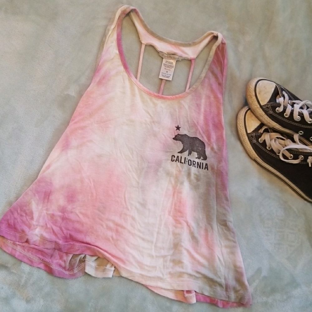 Charlotte Russe California TieDye Tank