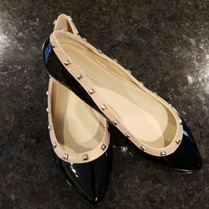 BCBG Studded Flats