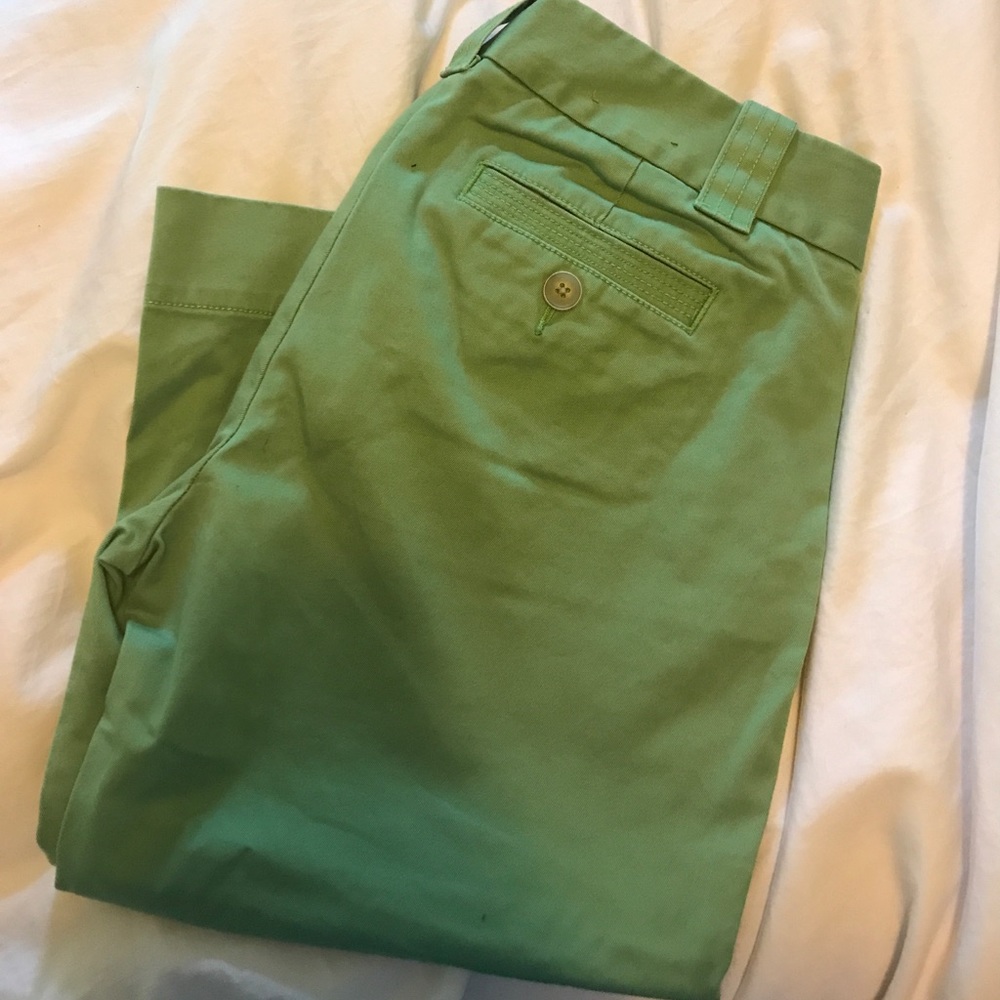 Like new Jcrew green capri
