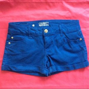 ELECTRIC BLUE CELEBRITY PINK*JEANS SHORTS SIZE 7