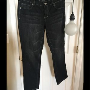 White House Black Market Black denim Pants