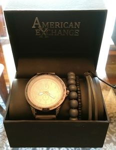 American Exchange Watch with Bracelets