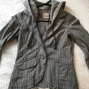Free People Hooded Mini Jacket