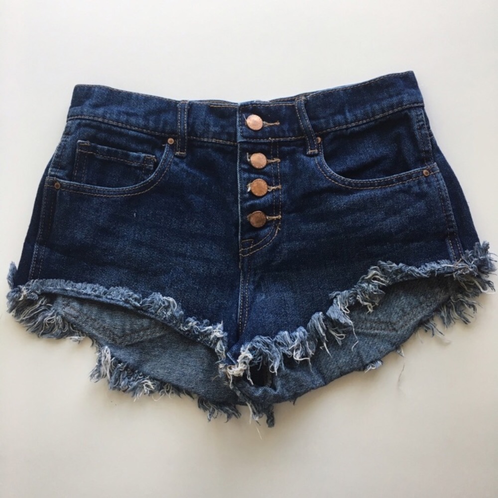 High rise shorts