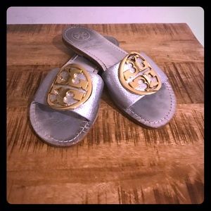 Tory Burch two tone sliders